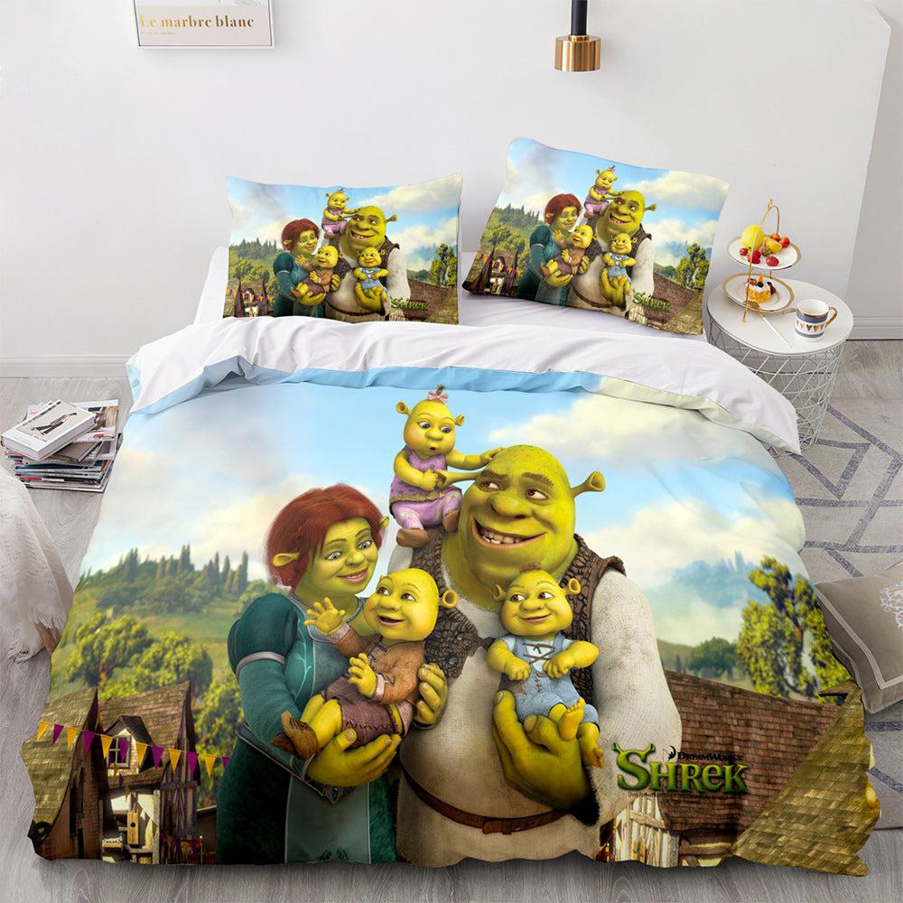 Shrek #2 3D Printed Duvet Cover Quilt Cover Pillowcase Bedding Set Home Decor