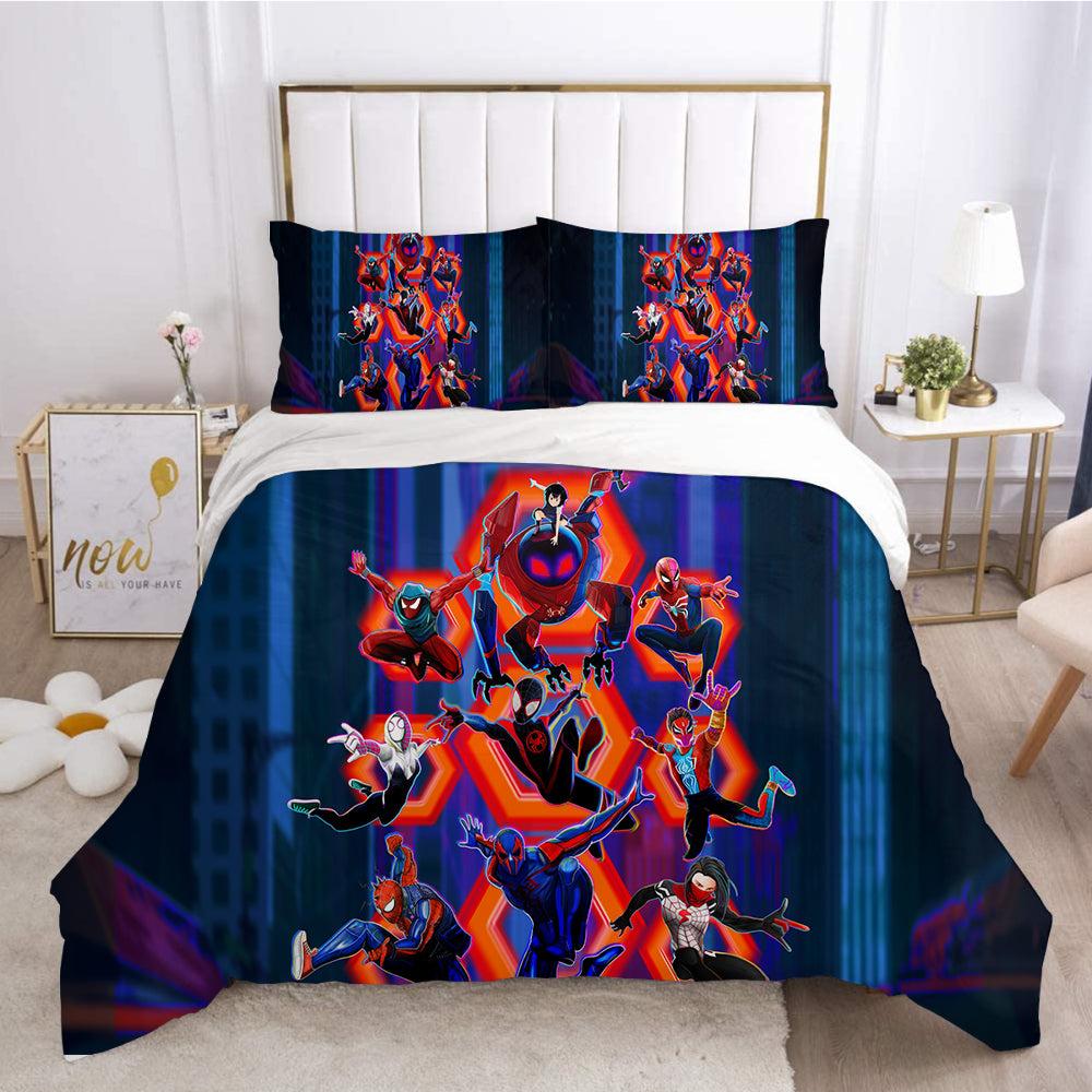 Spider Man Across the Spider Verse #1 3D Printed Duvet Cover Quilt Cover Pillowcase Bedding Set Home Decor