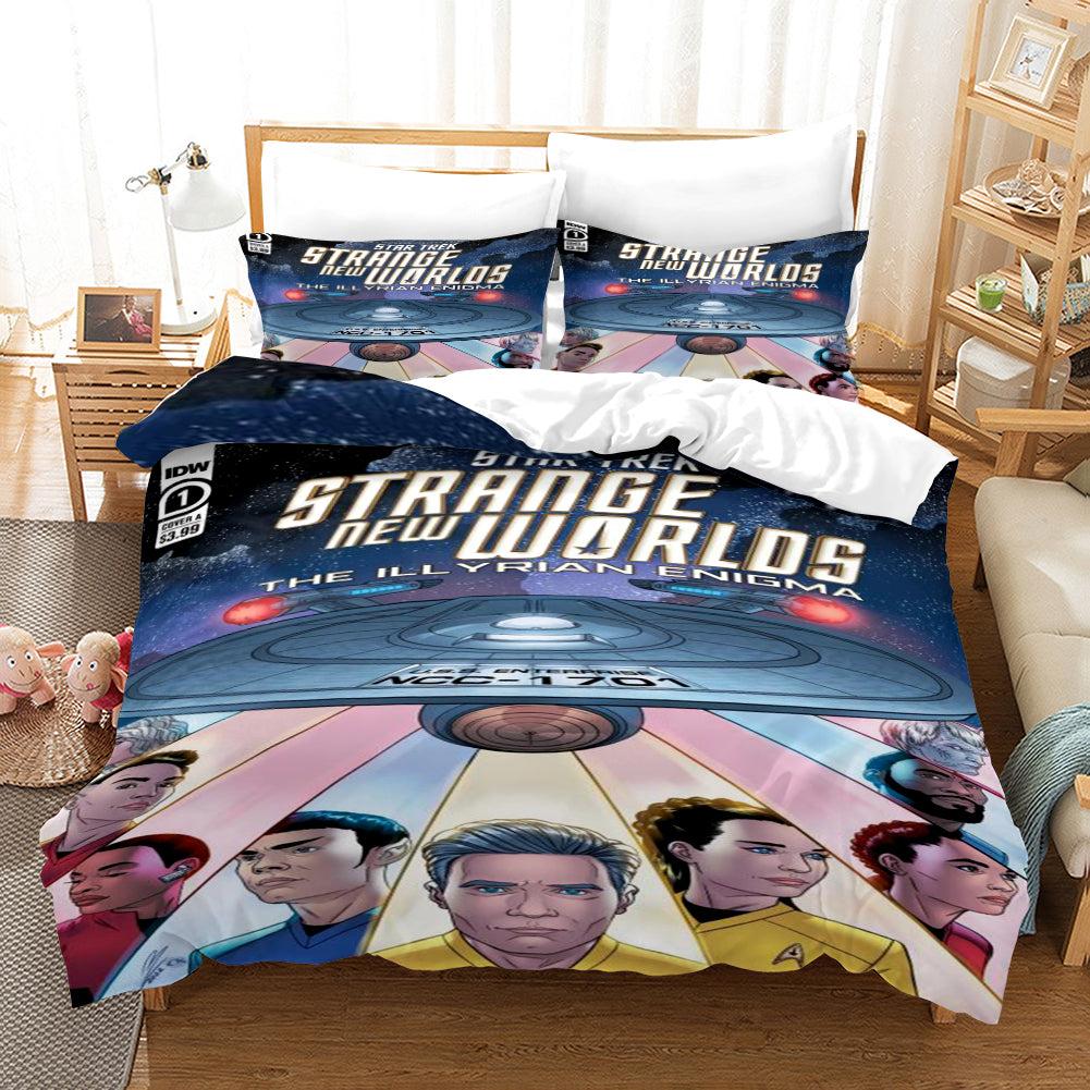 Star Trek Stranage New Worlds #3 Duvet Cover Quilt Cover Pillowcase Bedding Set Home Decor