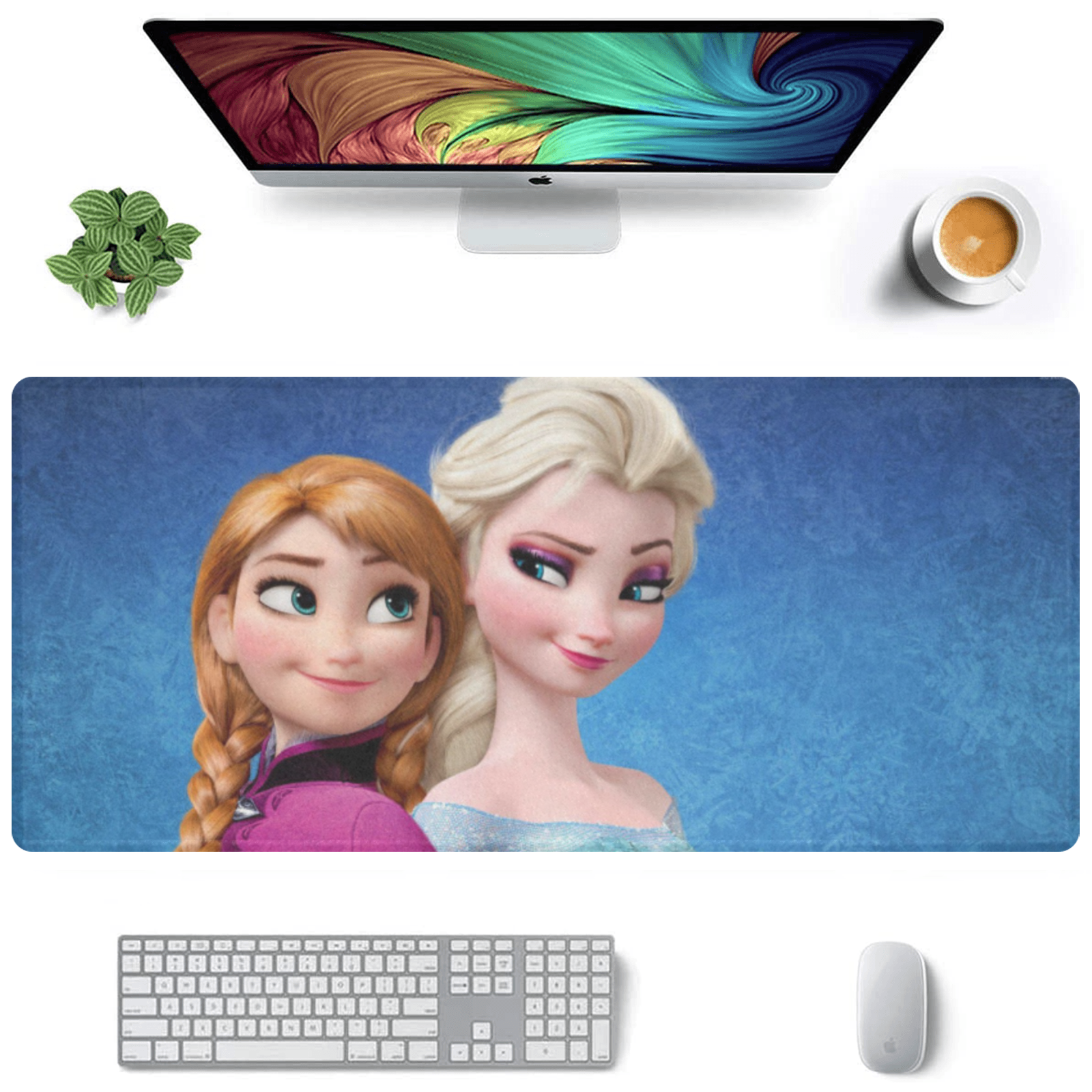 Allleftout Frozen Gaming Mousepad