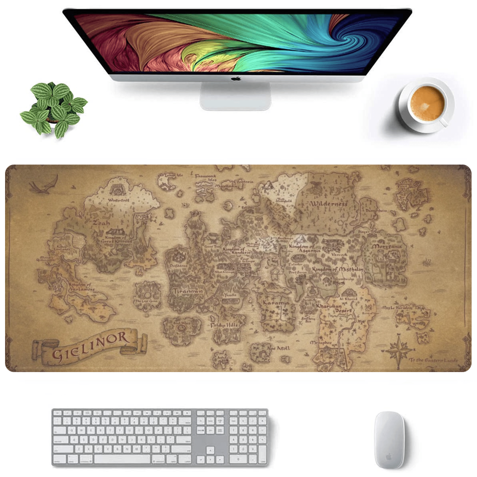 Allleftout Osrs Map Of Gielinor Gaming Mousepad