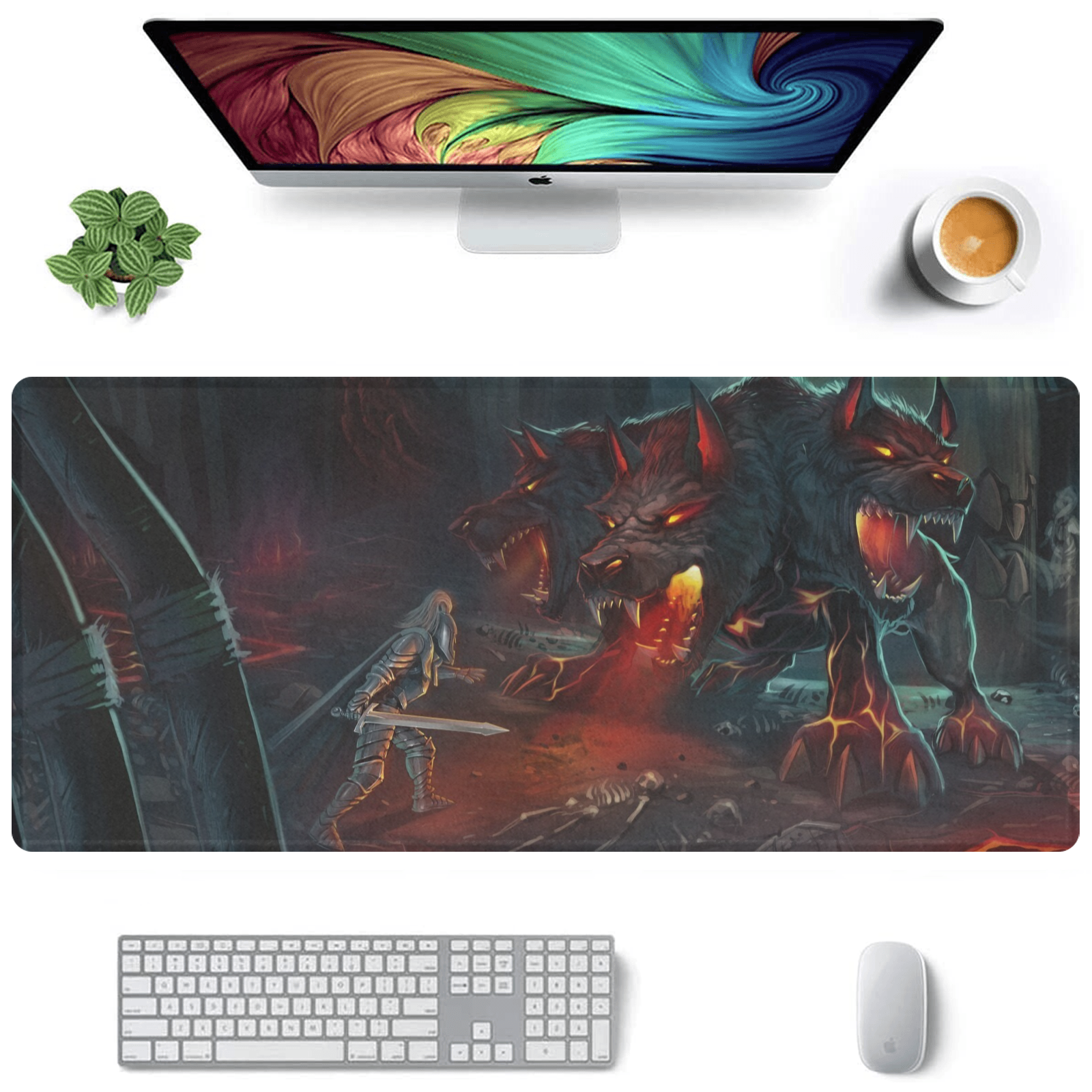 Allleftout Old School Runescape Cerberus Osrs Gaming Mousepad