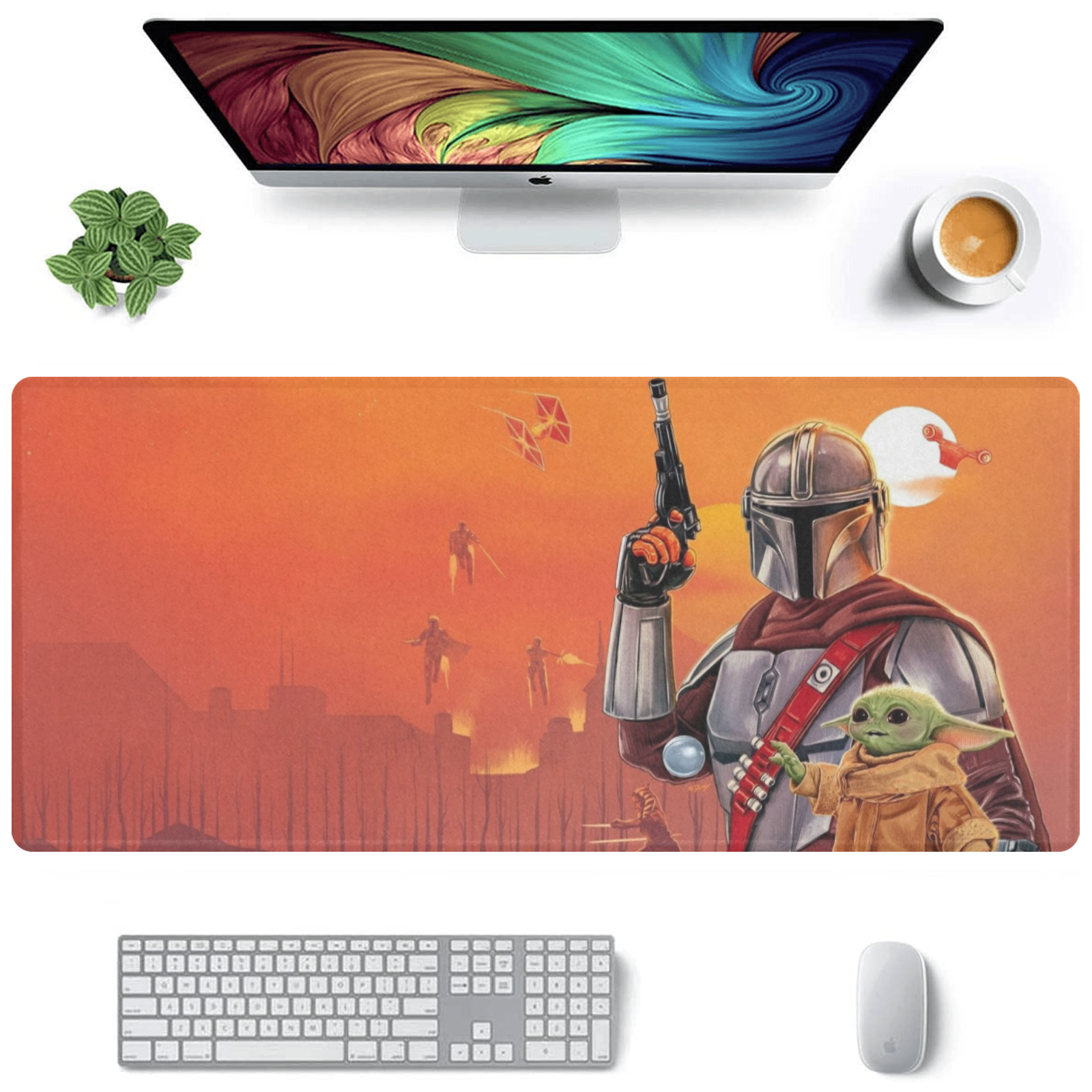 Allleftout Mandalorian Gaming Mousepad
