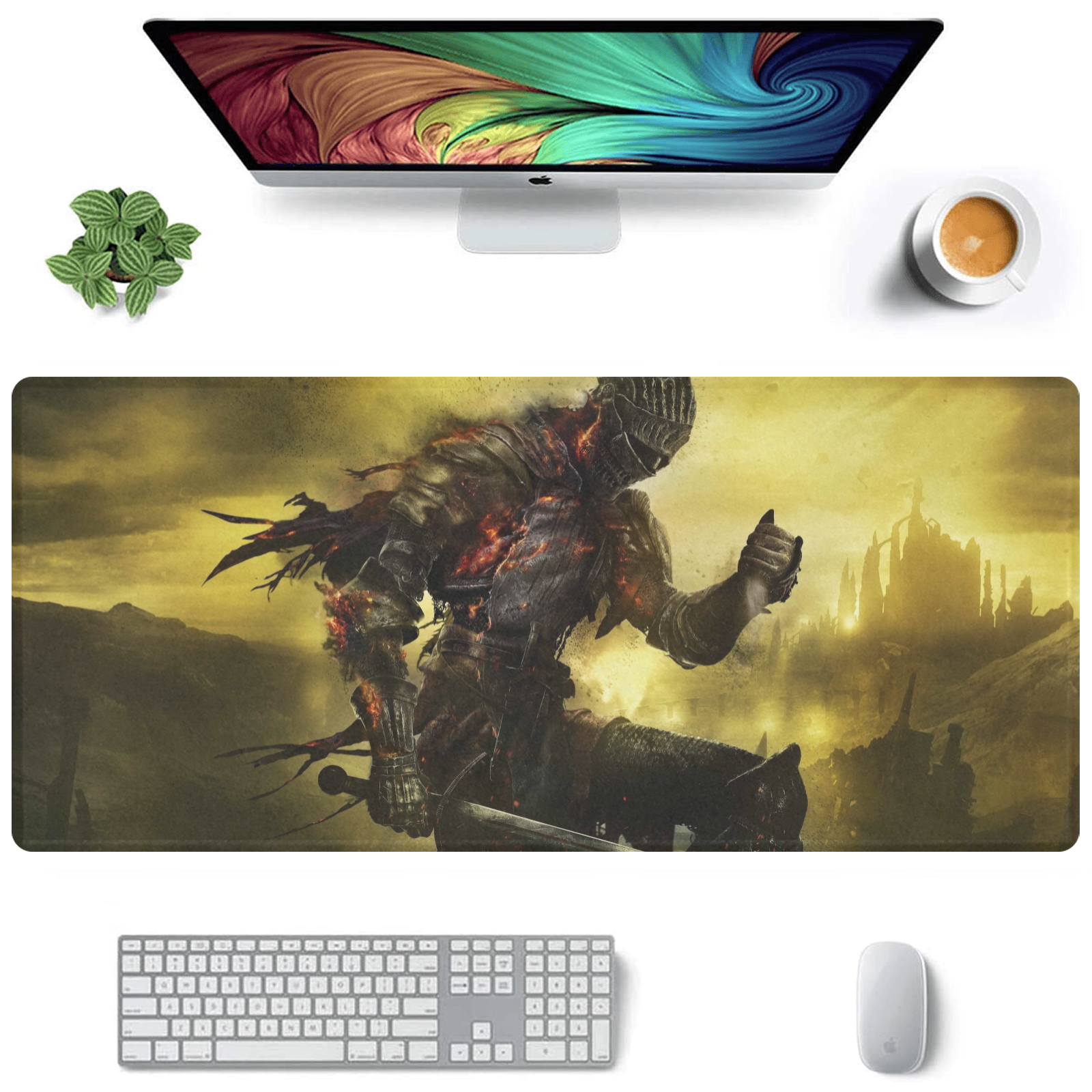 Allleftout Dark Souls Gaming Mousepad