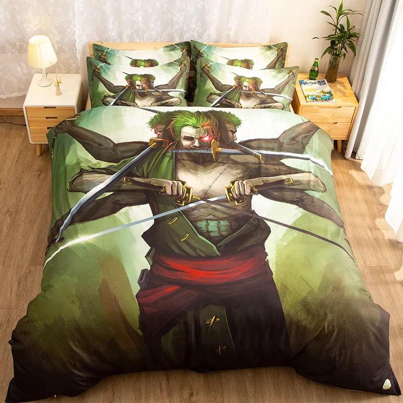One Piece Roronoa Zoro #25 Duvet Cover Quilt Cover Pillowcase Bedding Set
