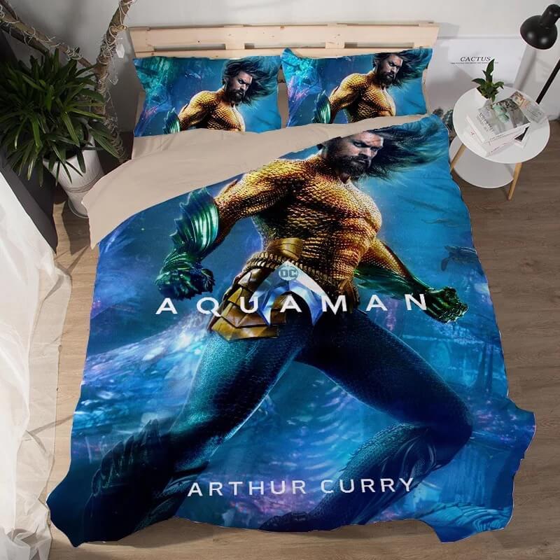 Aquaman #4 Duvet Cover Quilt Cover Pillowcase Bedding Set