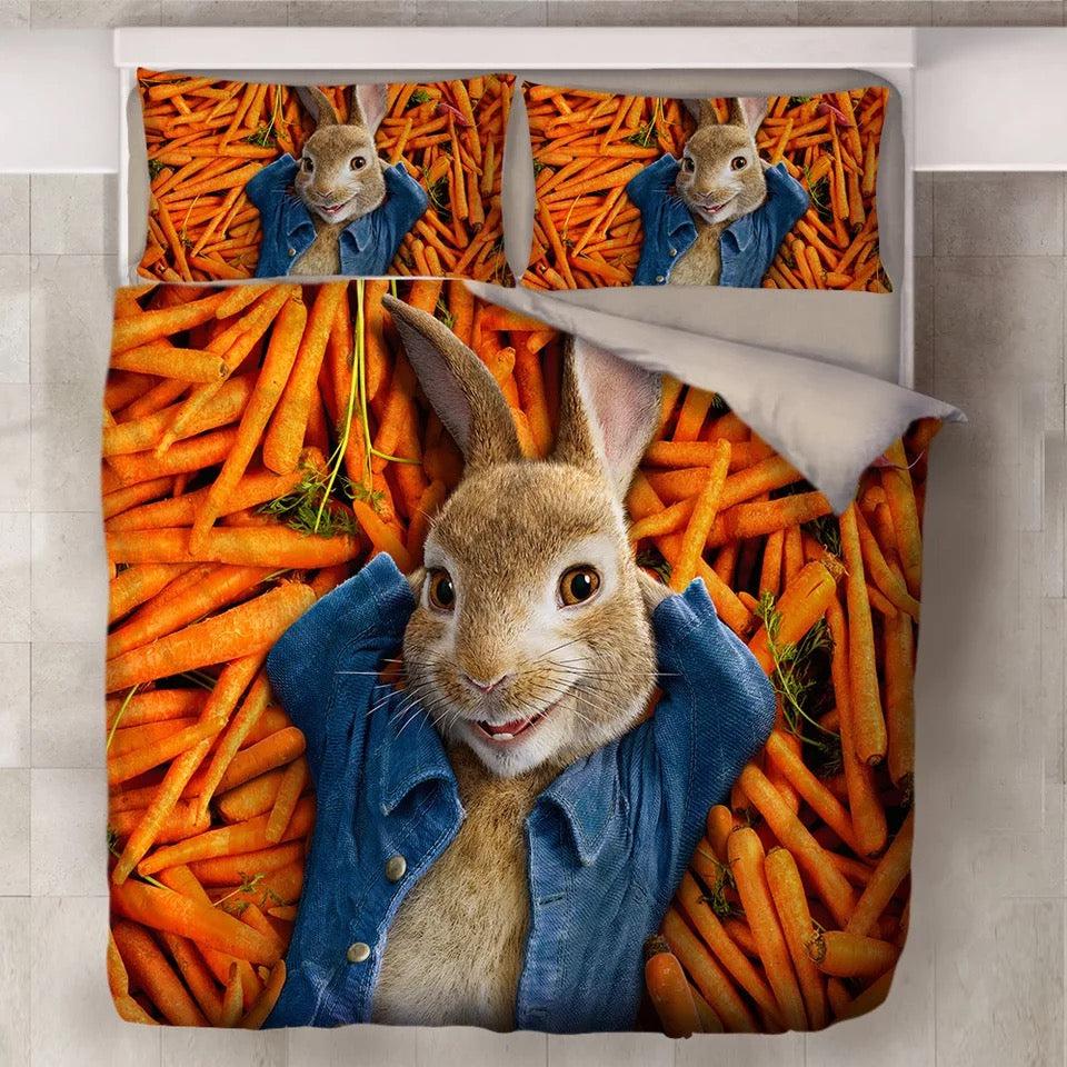 Peter Rabbit #1 Duvet Cover Quilt Cover Pillowcase Bedding Set Home Decor