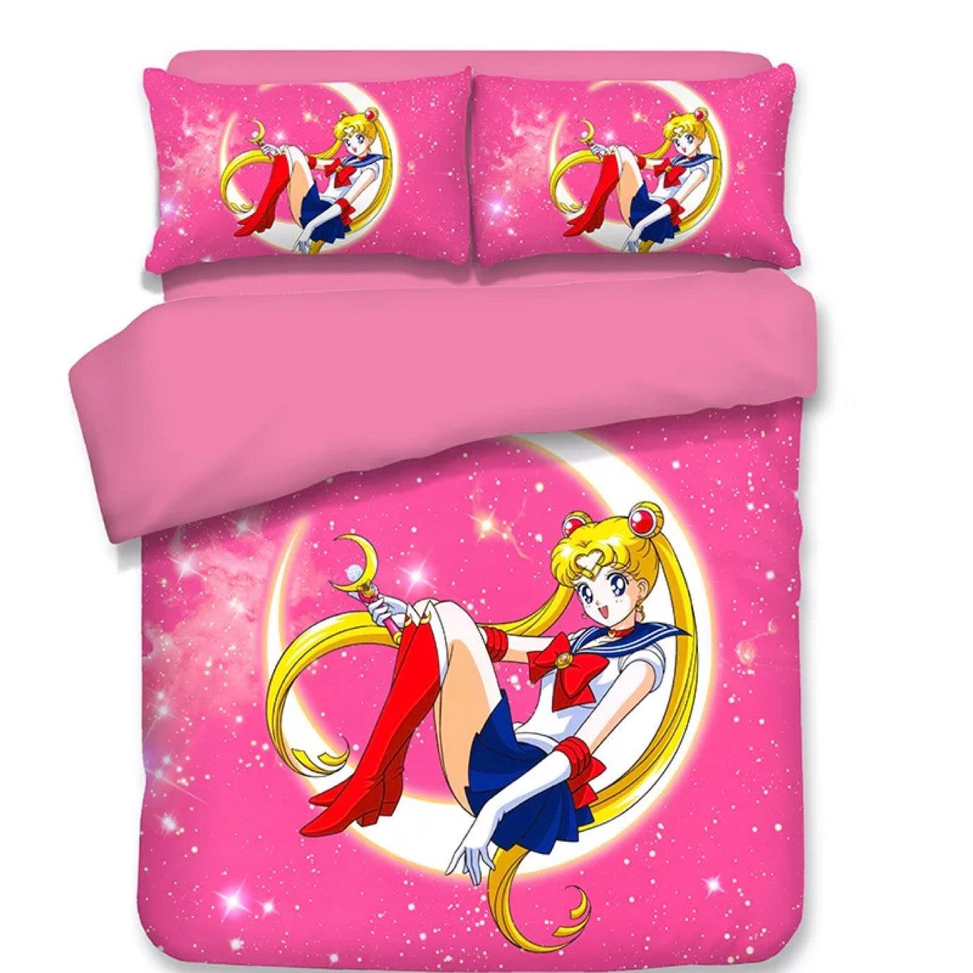 Sailor Moon #1 Duvet Cover Quilt Cover Pillowcase Bedding Set Home Decor