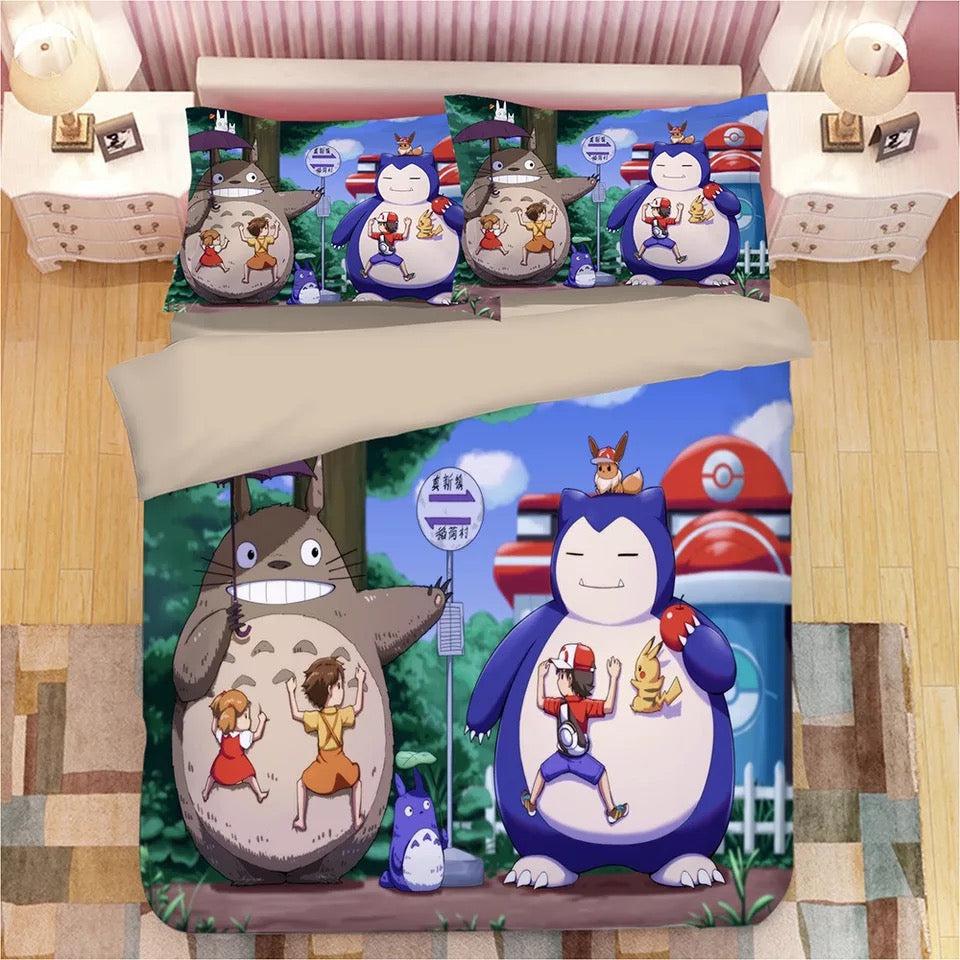 Tonari no Totoro #23 Duvet Cover Quilt Cover Pillowcase Bedding Set Home Decor