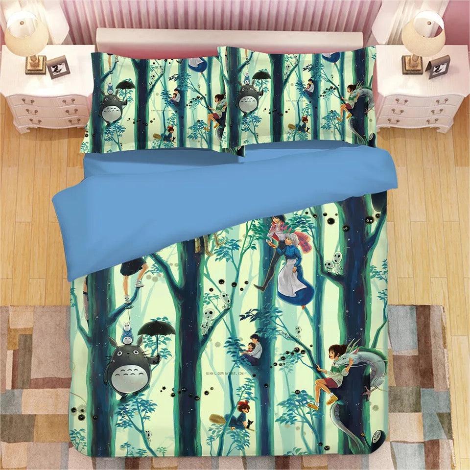 Tonari no Totoro #17 Duvet Cover Quilt Cover Pillowcase Bedding Set Home Decor