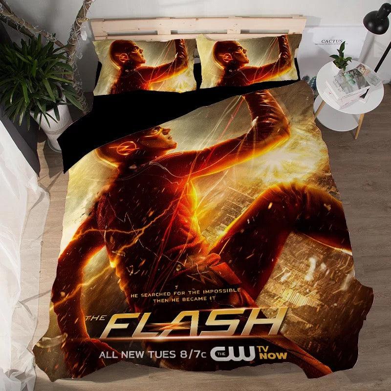 The Flash Barry Allen #1 Duvet Cover Quilt Cover Pillowcase Bedding Set Home Decor
