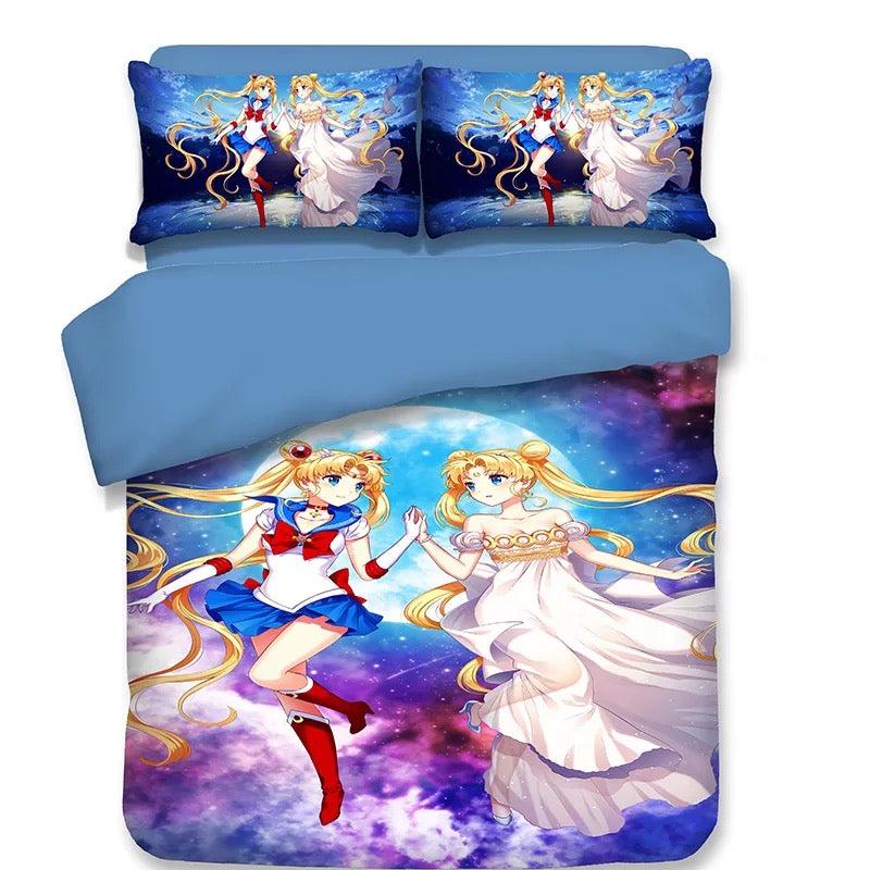Sailor Moon #4 Duvet Cover Quilt Cover Pillowcase Bedding Set Home Decor