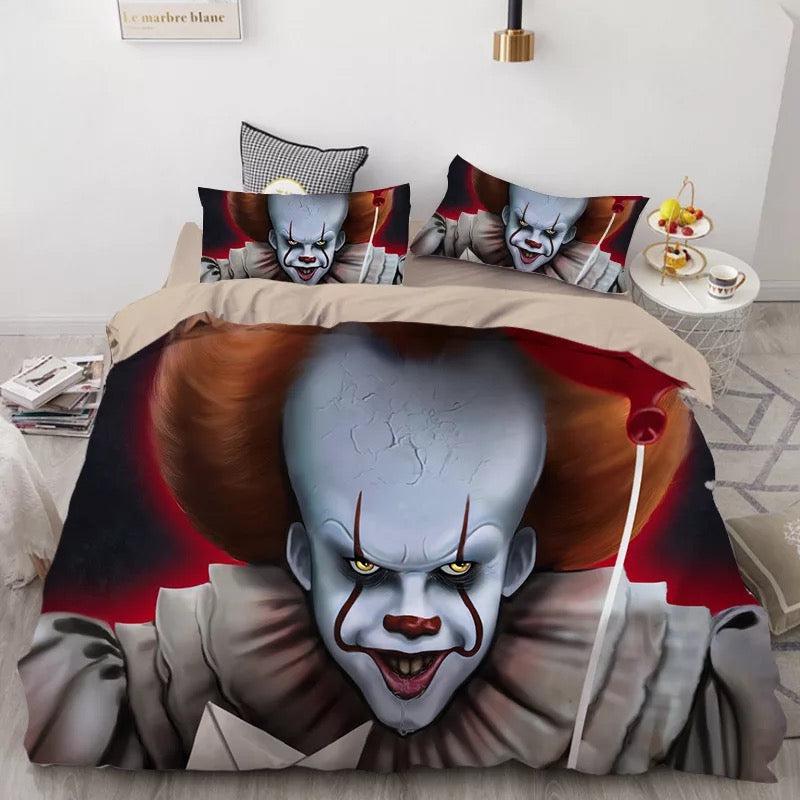 Pennywise Scary Clown #8 Duvet Cover Quilt Cover Pillowcase Bedding Set