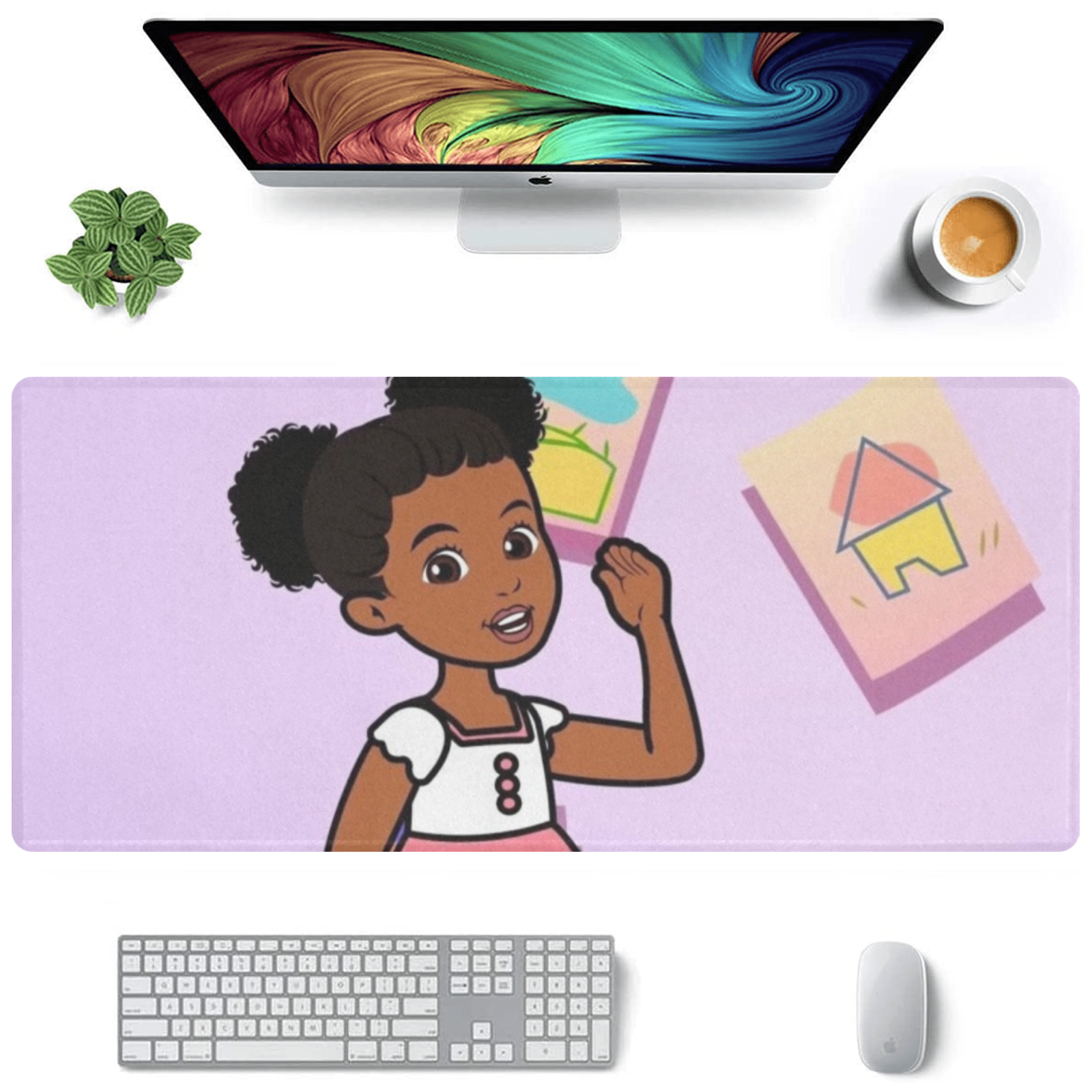 Allleftout Gracie Corner Gaming Mousepad