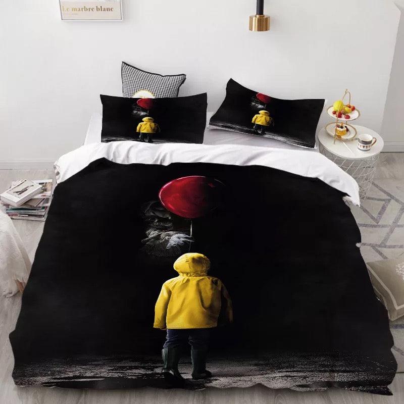 Pennywise Scary Clown #17 Duvet Cover Quilt Cover Pillowcase Bedding Set