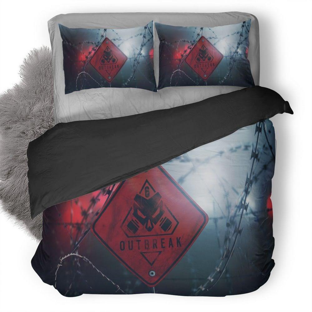 Tom Clancyu2019s Rainbow Six Siege #4 Duvet Cover Quilt Cover Pillowcase Bedding Set Home Bedroom Decor