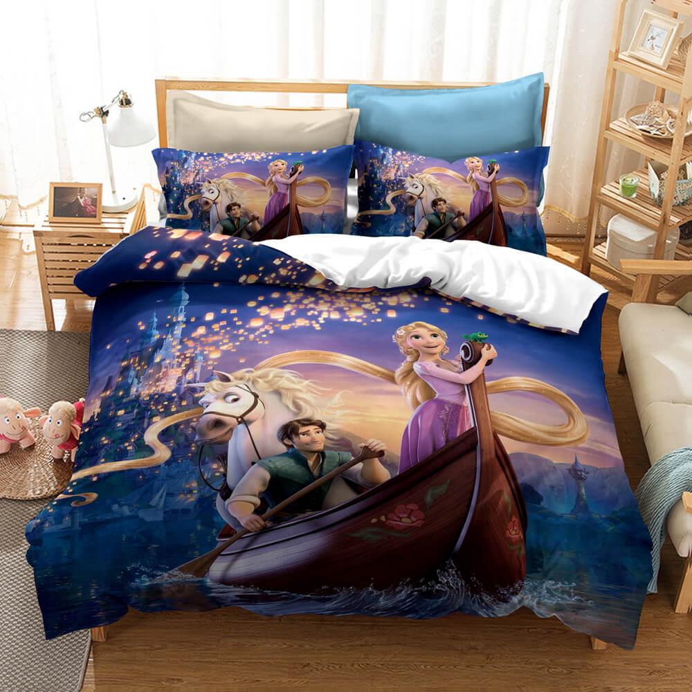Disney Princess Snow White Cosplay Bedding Set Duvet Cover Bed Sheets