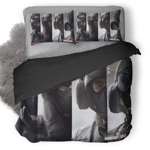 Tom Clancyu2019s Rainbow Six Siege #27 Duvet Cover Quilt Cover Pillowcase Bedding Set Home Bedroom Decor