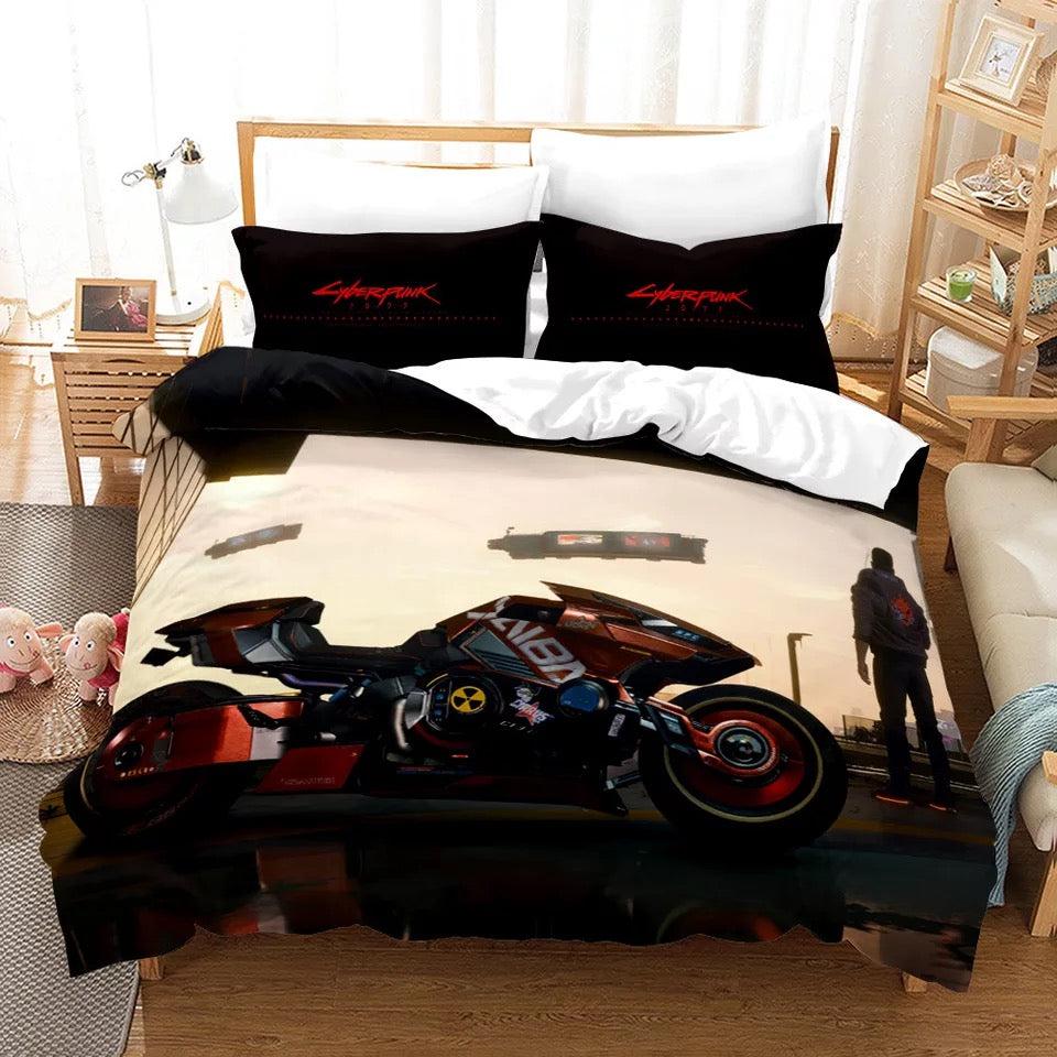 Cyberpunk 2077 #18 Duvet Cover Quilt Cover Pillowcase Bedding Set Home Bedroom Decor