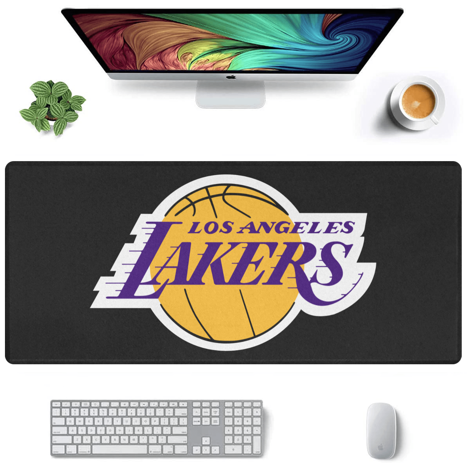 Allleftout Los Angeles Lakers Gaming Mousepad