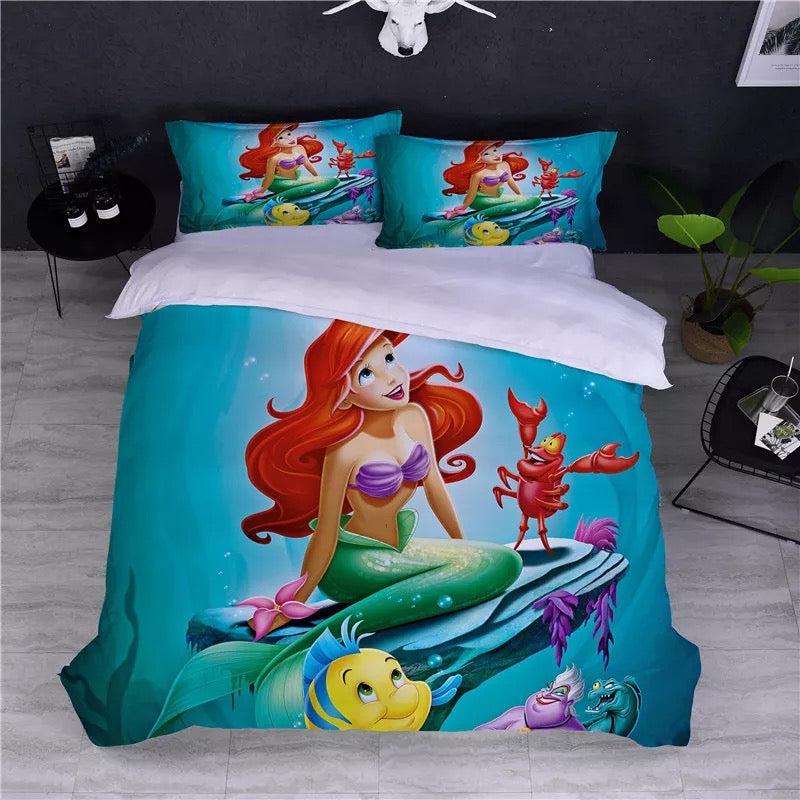 Mermaid #2 Duvet Cover Quilt Cover Pillowcase Bedding Set Home Bedroom Decor