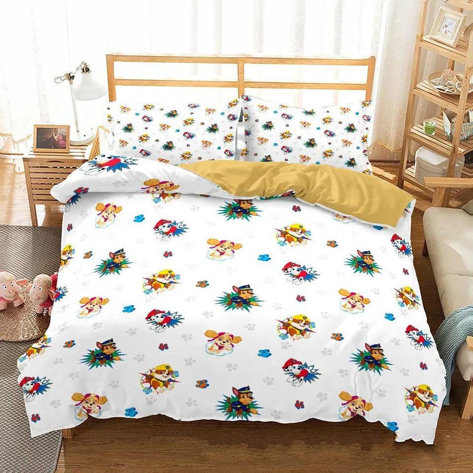 PAW Patrol Marshall #16 Duvet Cover Quilt Cover Pillowcase Bedding Set Home Decor