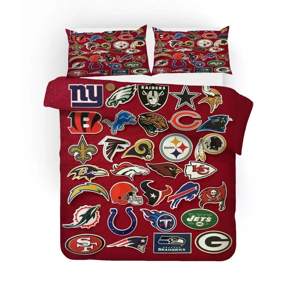 National Football League #1 Duvet Cover Quilt Cover Pillowcase Bedding Set Home Bedroom Decor