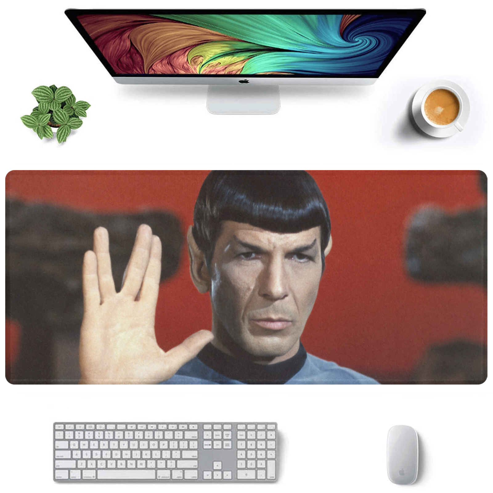 Allleftout Star Trek Spock Gaming Mousepad