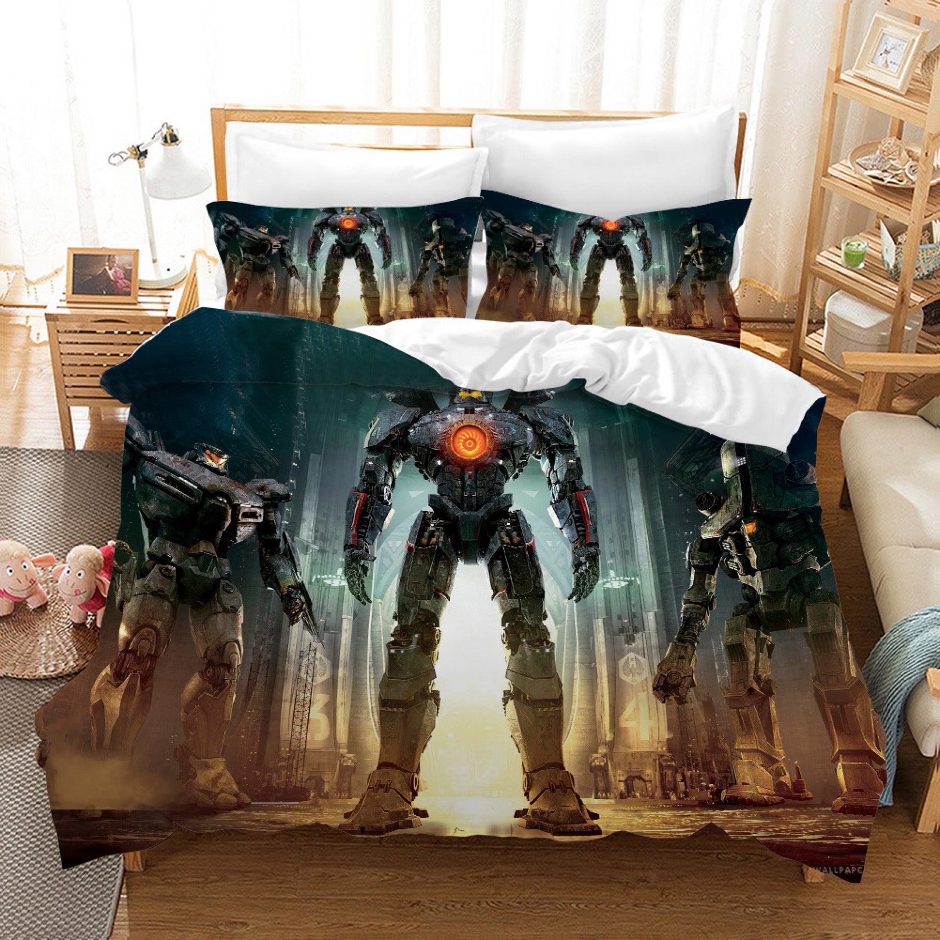 Pacific Rim #1 Duvet Cover Quilt Cover Pillowcase Bedding Set Home Bedroom Decor