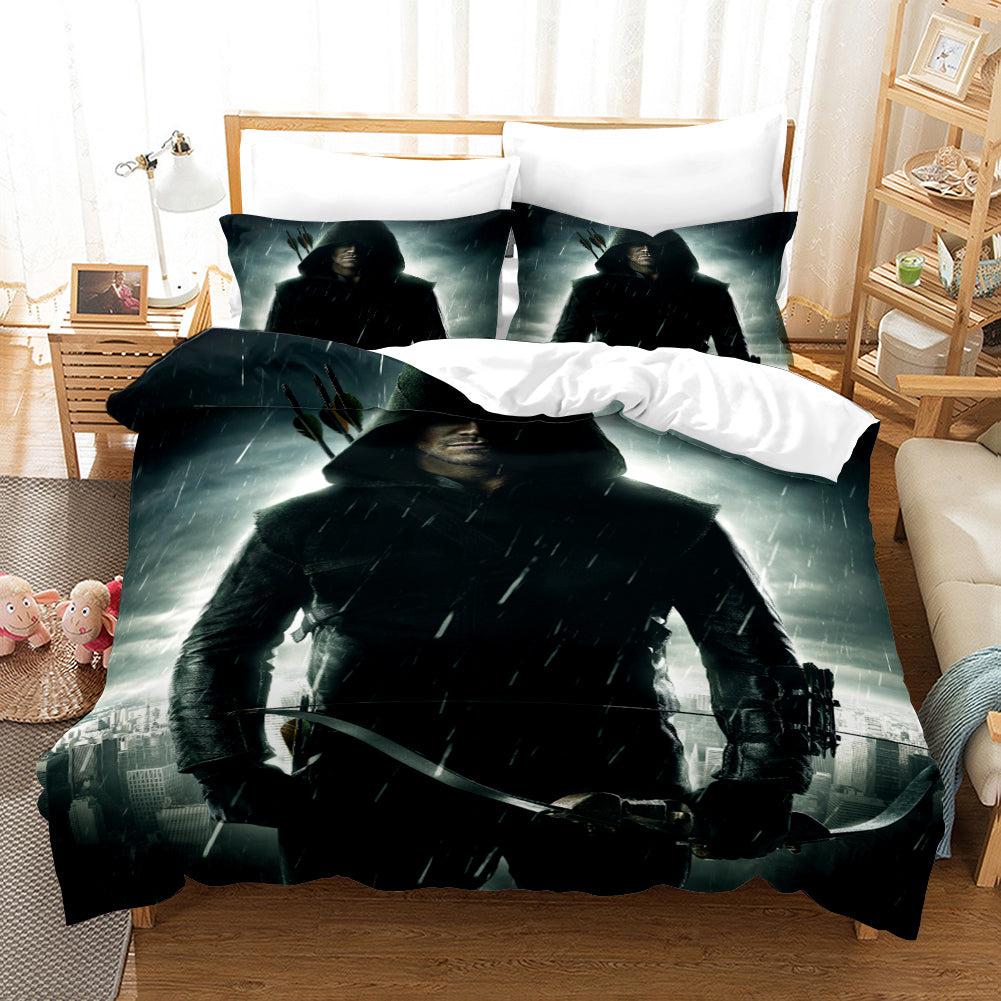 Arrow Oliver Queen #6 Duvet Cover Quilt Cover Pillowcase Bedding Set Home Decor