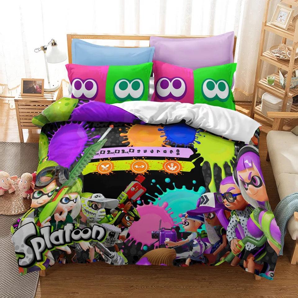 Splatoon #25 Duvet Cover Quilt Cover Pillowcase Bedding Set