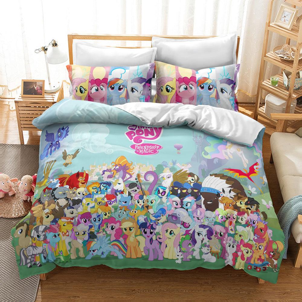 My Little Pony #15 Duvet Cover Quilt Cover Pillowcase Bedding Set Home Decor