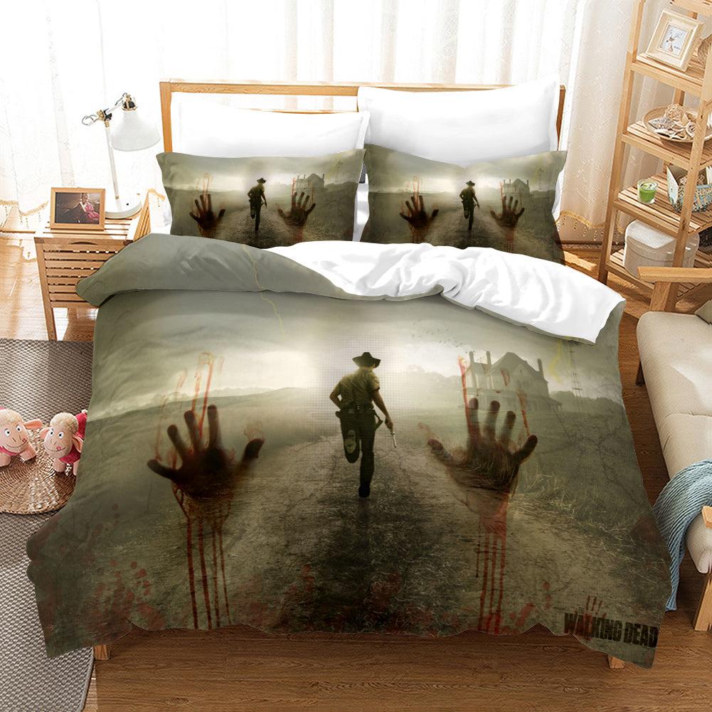 The Walking Dead #8 Duvet Cover Quilt Cover Pillowcase Bedding Set Home Bedroom Decor