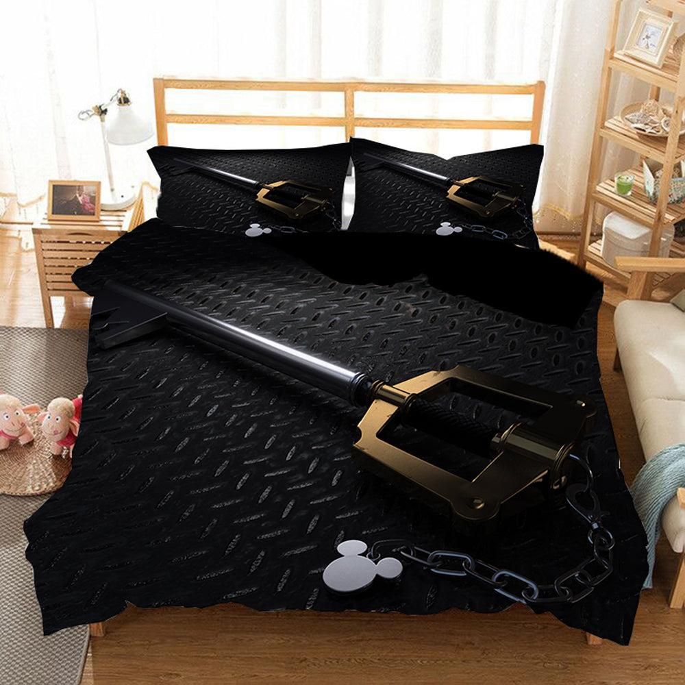 Kingdom Hearts #19 Duvet Cover Quilt Cover Pillowcase Bedding Set Home Bedroom Decor