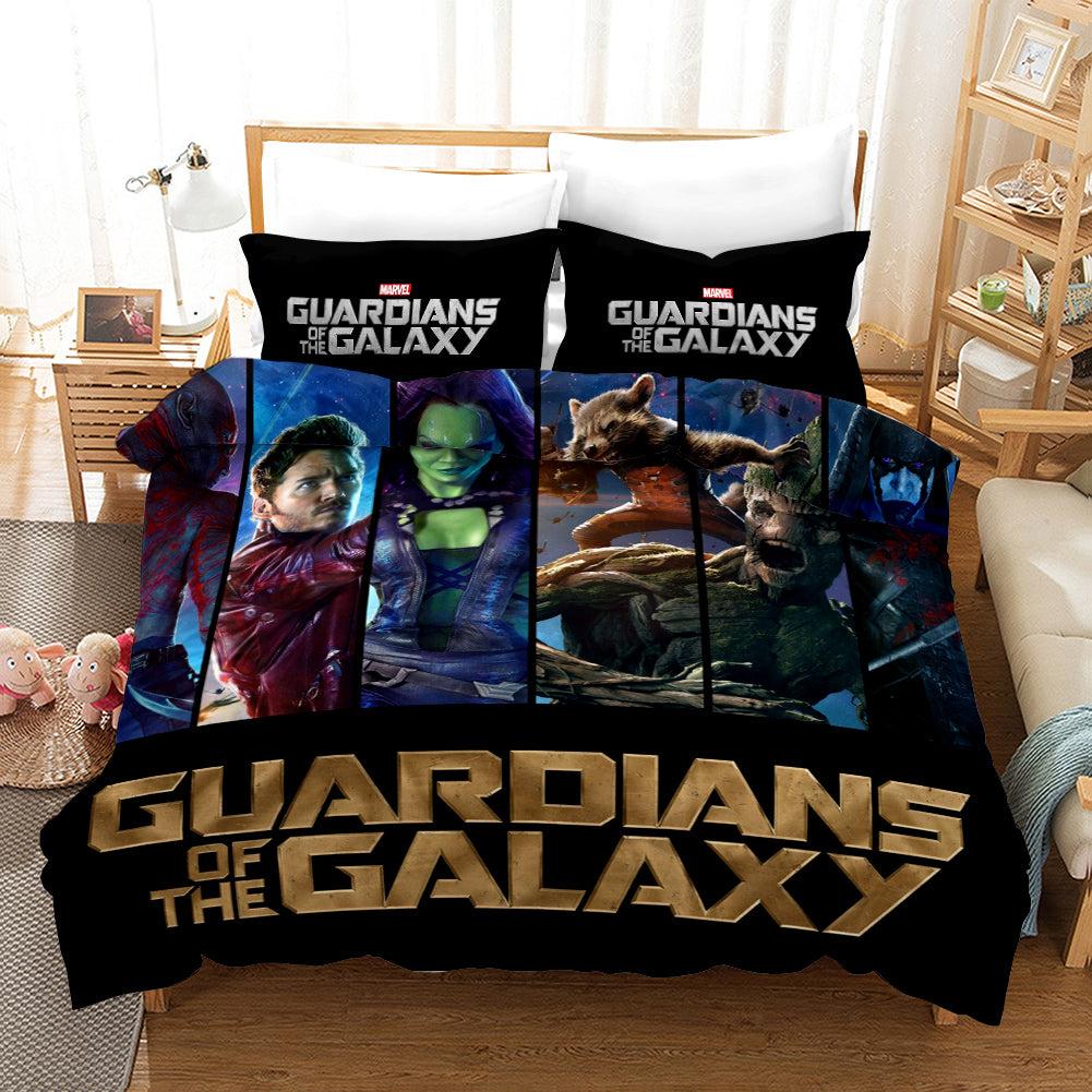 Guardians of the Galaxy Star Lord Rocket Raccoon #22 Duvet Cover Quilt Cover Pillowcase Bedding Set