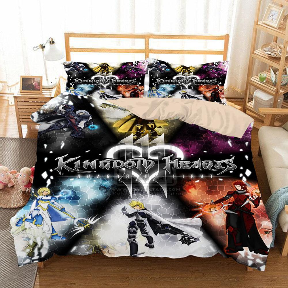 Kingdom Hearts #1 Duvet Cover Quilt Cover Pillowcase Bedding Set Home Bedroom Decor