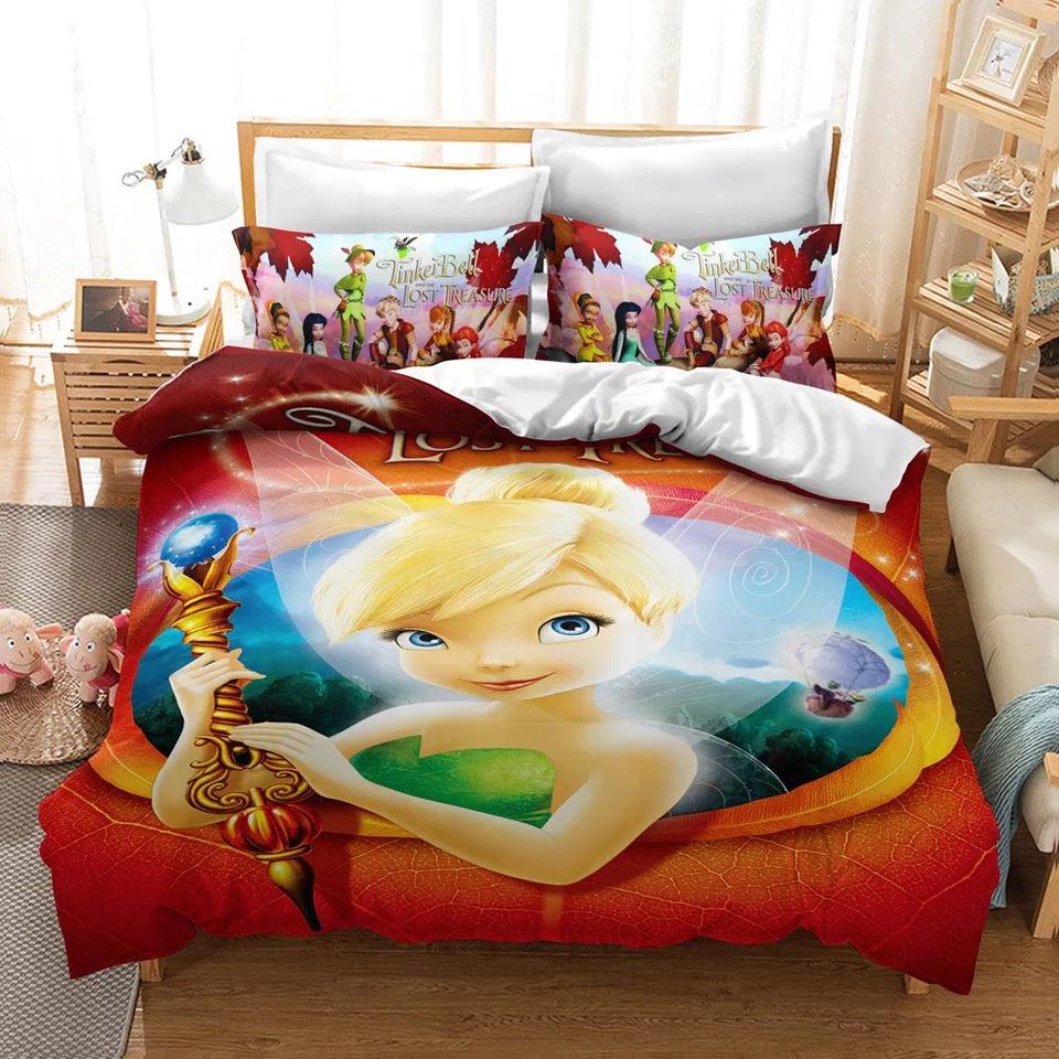 Tinker Bell and the Lost Treasure #8 Duvet Cover Quilt Cover Pillowcase Bedding Set Home Bedroom Decor