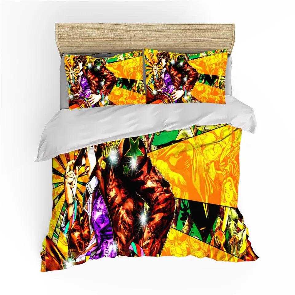 JoJos Bizarre Adventure #5 Duvet Cover Quilt Cover Pillowcase Bedding Set Home Bedroom Decor