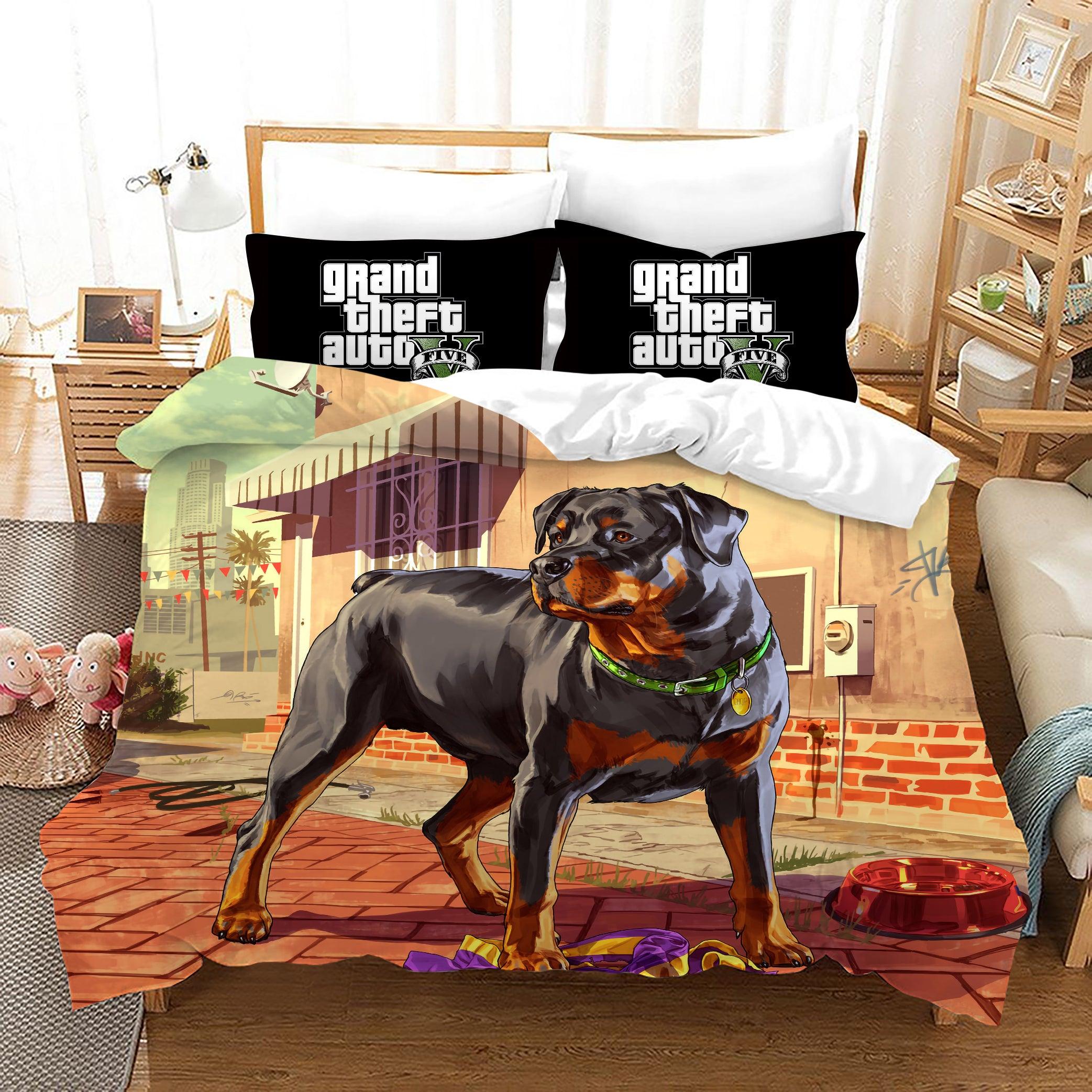 Grand Theft Auto #9 Duvet Cover Quilt Cover Pillowcase Bedding Set Home Decor