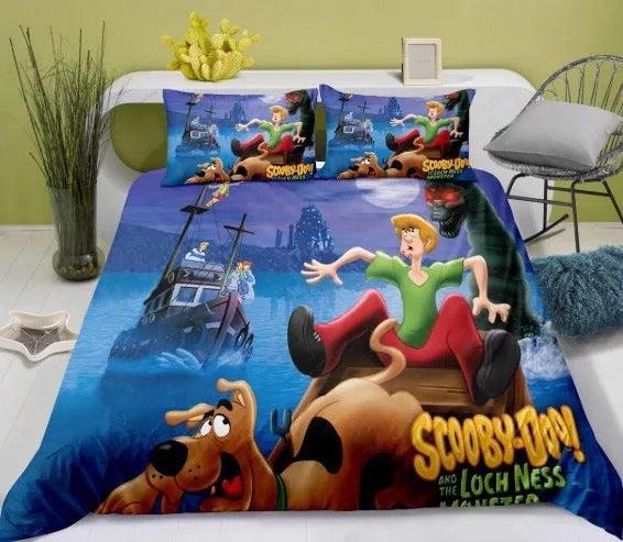 Scooby Doo #4 Duvet Cover Quilt Cover Pillowcase Bedding Set Home Bedroom Decor