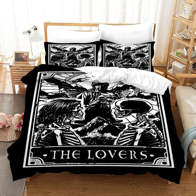 TAROT The Lovers #7 Duvet Cover Quilt Cover Pillowcase Bedding Set Home Bedroom Decor