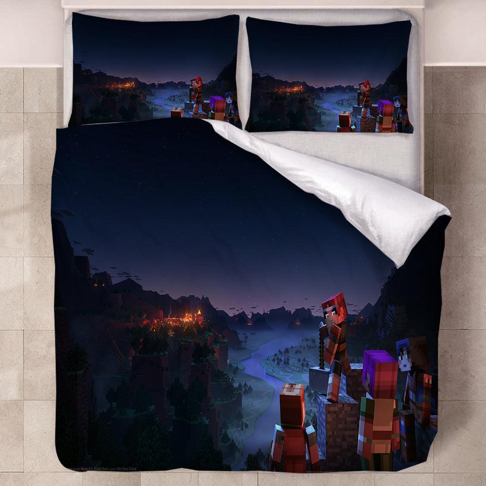 Minecraft #32 Duvet Cover Quilt Cover Pillowcase Bedding Set Home Decor