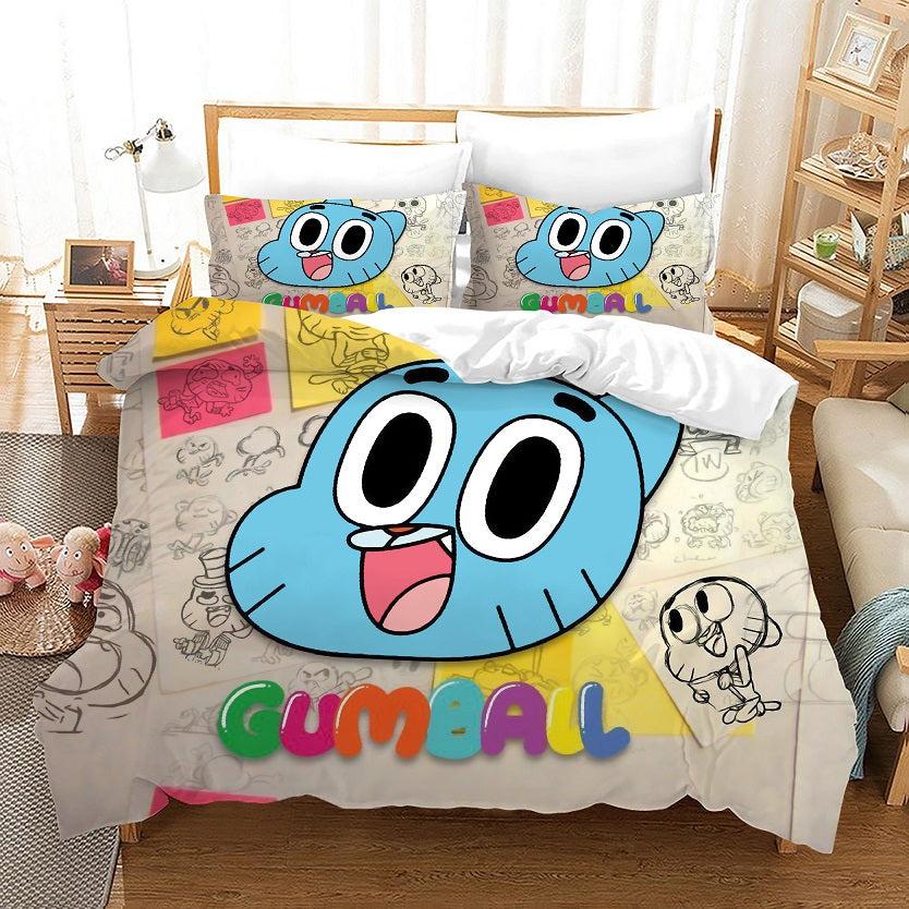 The Amazing World of Gumball #9 Duvet Cover Quilt Cover Pillowcase Bedding Set Home Bedroom Decor