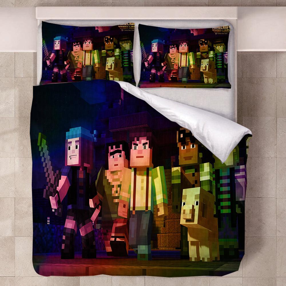 Minecraft #49 Duvet Cover Quilt Cover Pillowcase Bedding Set Home Decor
