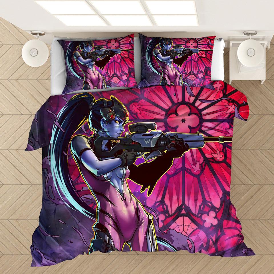 Game Overwatch Widowmaker #38 Duvet Cover Quilt Cover Pillowcase Bedding Set Home Decor