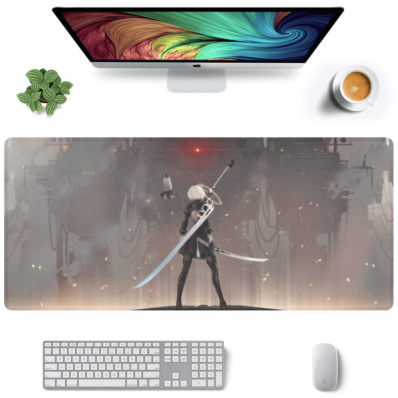 Allleftout Nier Automata Gaming Mousepad