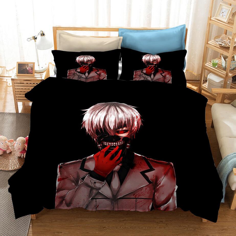 Tokyo Ghoul Kaneki Ken #18 Duvet Cover Quilt Cover Pillowcase Bedding Set