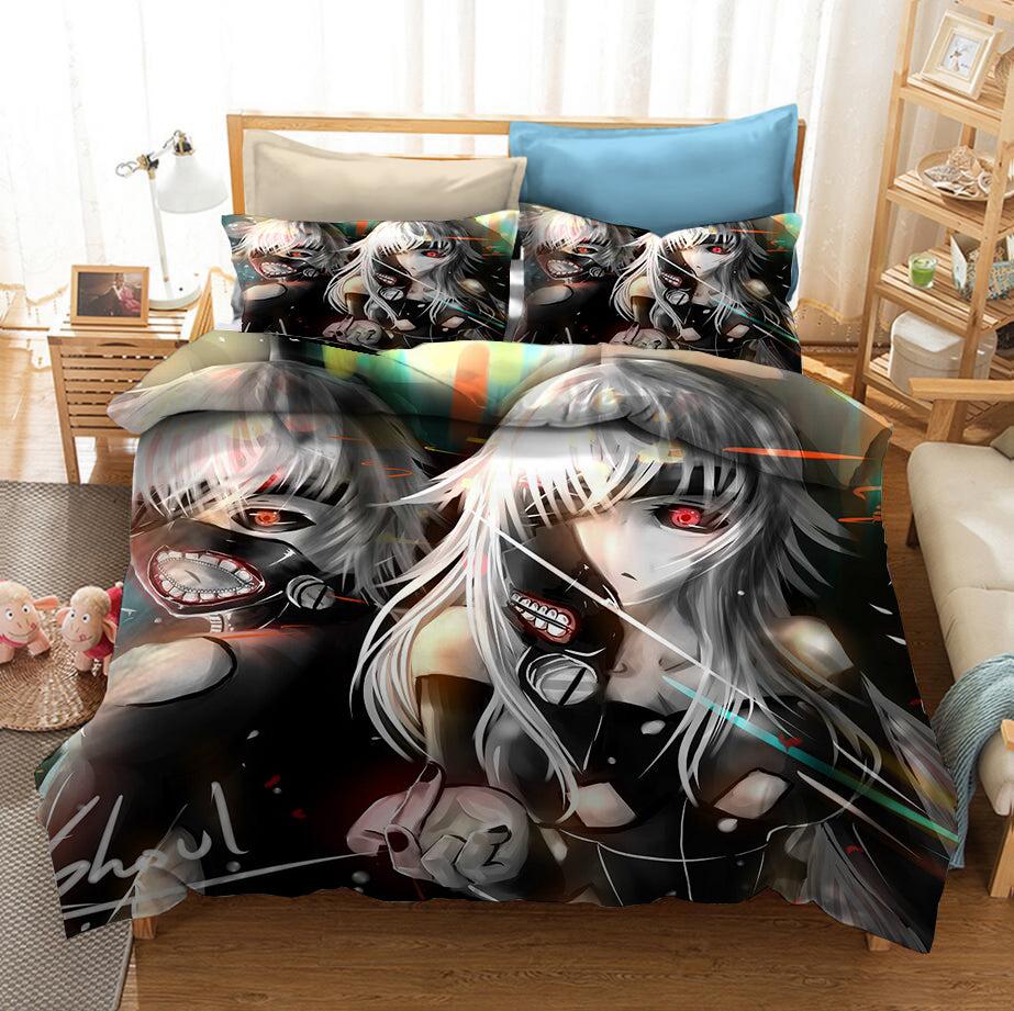 Tokyo Ghoul Kaneki Ken #22 Duvet Cover Quilt Cover Pillowcase Bedding Set