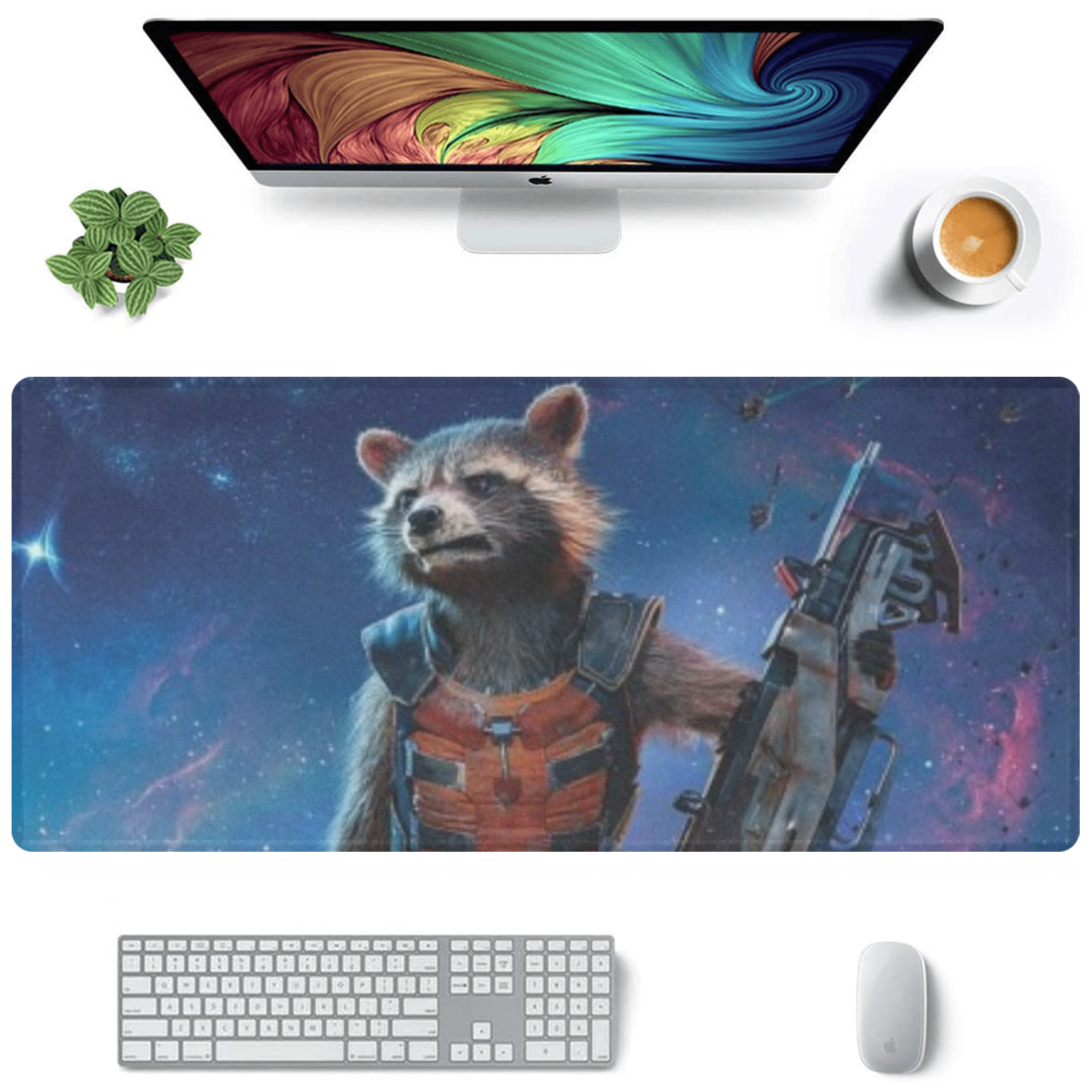 Allleftout Rocket Raccoon Gaming Mousepad