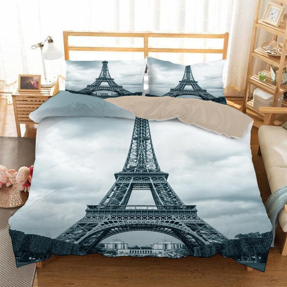 The Eiffel Tower La Tour Eiffel #8 Duvet Cover Quilt Cover Pillowcase Bedding Set Home Bedroom Decor